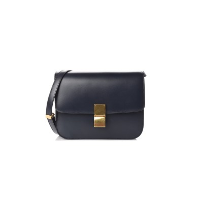 CELINE MEDIUM SHOULDER BAG IN TEEN CLASSIC STRIPED CALFSKIN 164173DLS.27FZ (24*18*7cm)